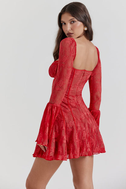 LaceÉpoque™ | Vintage-Spitzenkorsettkleid für eine elegante Silhouette