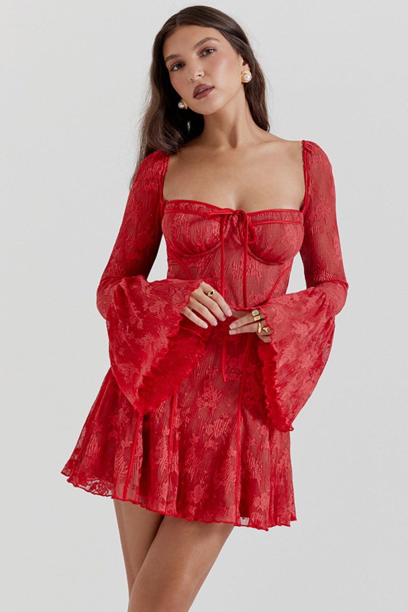 LaceÉpoque™ | Vintage-Spitzenkorsettkleid für eine elegante Silhouette