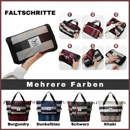PackFlex - Erweiterbare Reisetasche, damit Ihnen nie der Platz ausgeht