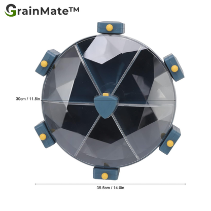 GrainMate™ - Wandmontierter rotierender Getreidespender