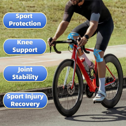 FlexiKnee™ - Vorgefertigte Kinesiologie-Streifen zur Schmerzlinderung und Bewegungsförderung