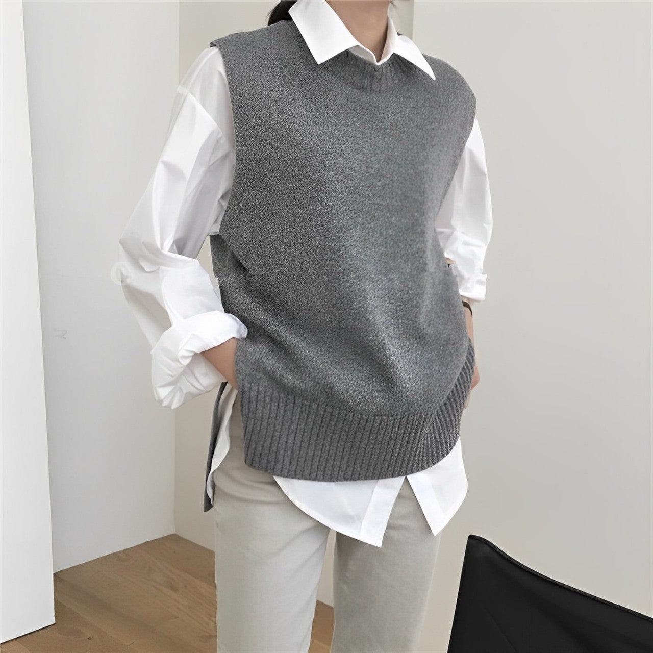 50% RABAT | ChillStyle™ | Locker geschnittene Pulloverweste
