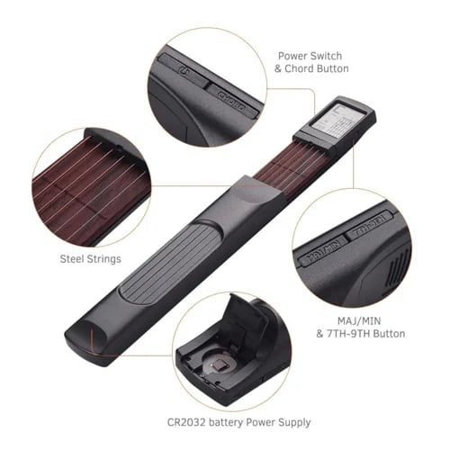 Anfängerfreundliches Akkordtrainer-Tool für Akustikgitarre