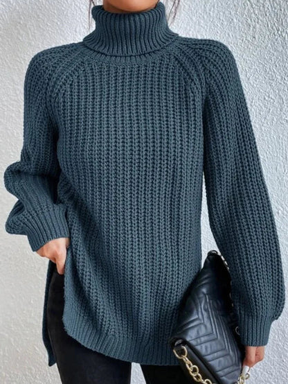 Cordula™ | Rollkragenpullover mit langen Ärmeln