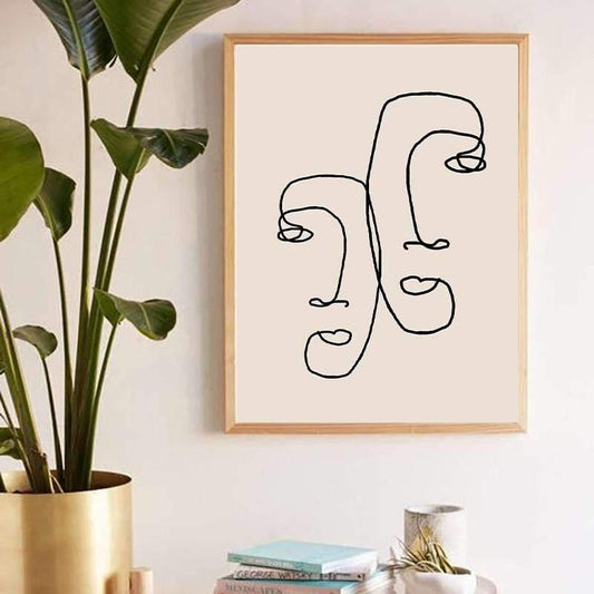 Lässige Chic Canvas