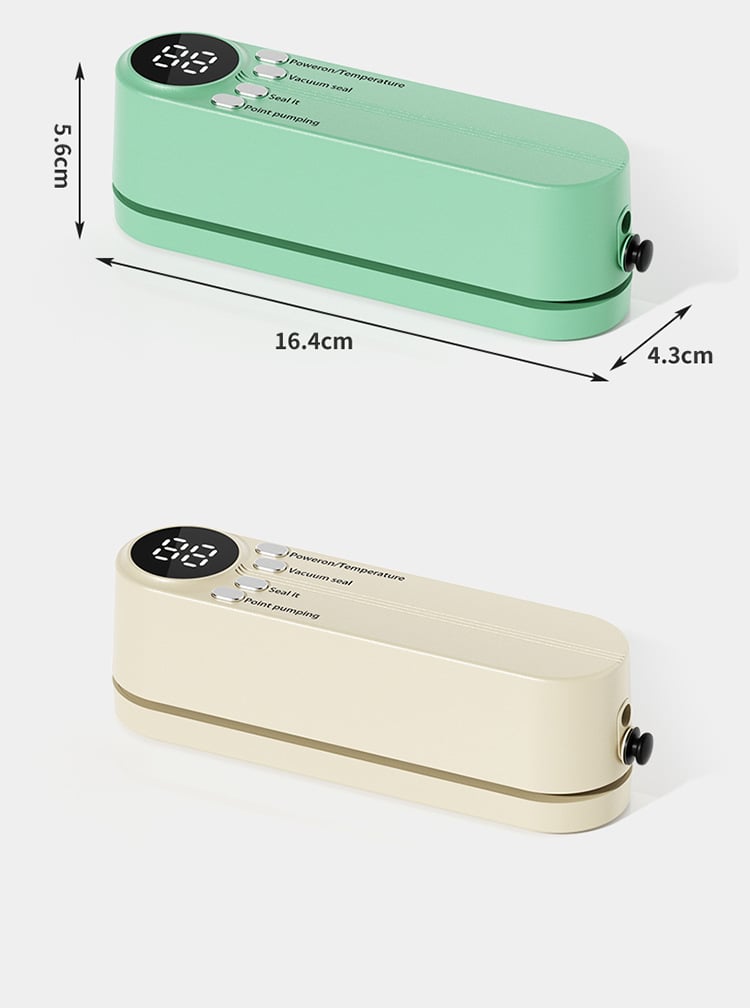 FreshSeal™ - Mini kabelloser Vakuumiergerät für Lebensmittel zur Frischeerhaltung