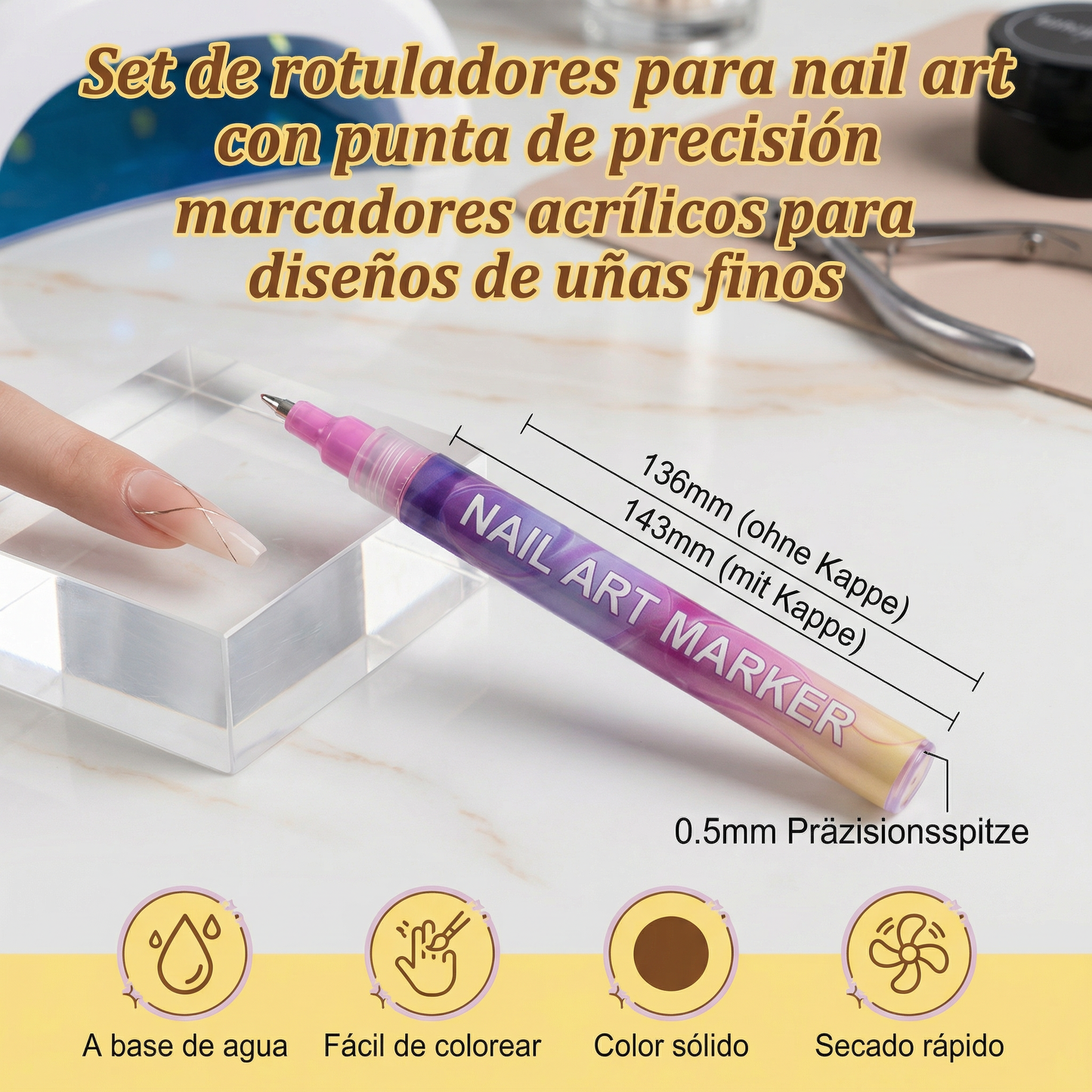 NailGenius – Erreichen Sie konsequent perfekte, lebendige Nagelkunst