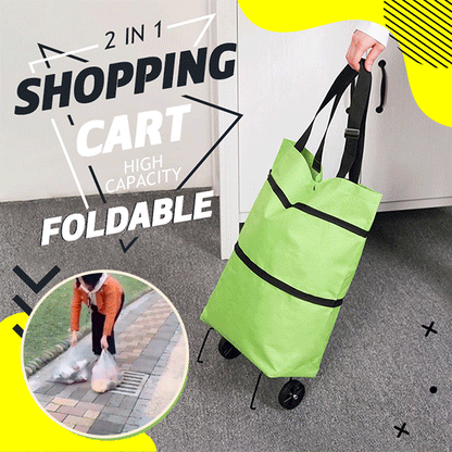 50% off | TrutnShop™ - 2-in-1 Foldable Shopping Trolley Bag! [Last Day Discount]