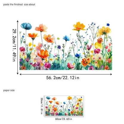 Petaluxe™ | Bunte Blumenaufkleber für Ihr Fenster!