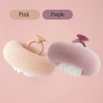 Weicher Sonnenblumen-Saug-Badeball für sanfte Reinigung