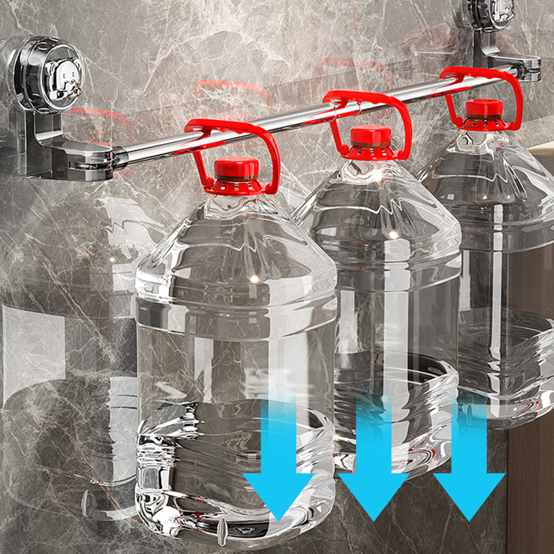 Verstellbarer Handtuchhalter mit Saugnapf für Küche und Bad