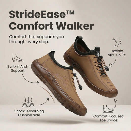 StrideEase™ - Orthopädische Wanderschuhe für Komfort und Stabilität