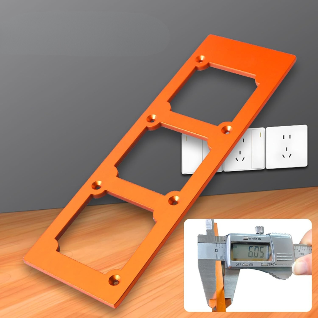 SmartSlot™ - Präzisions-Steckdosen-Schablonenwerkzeug