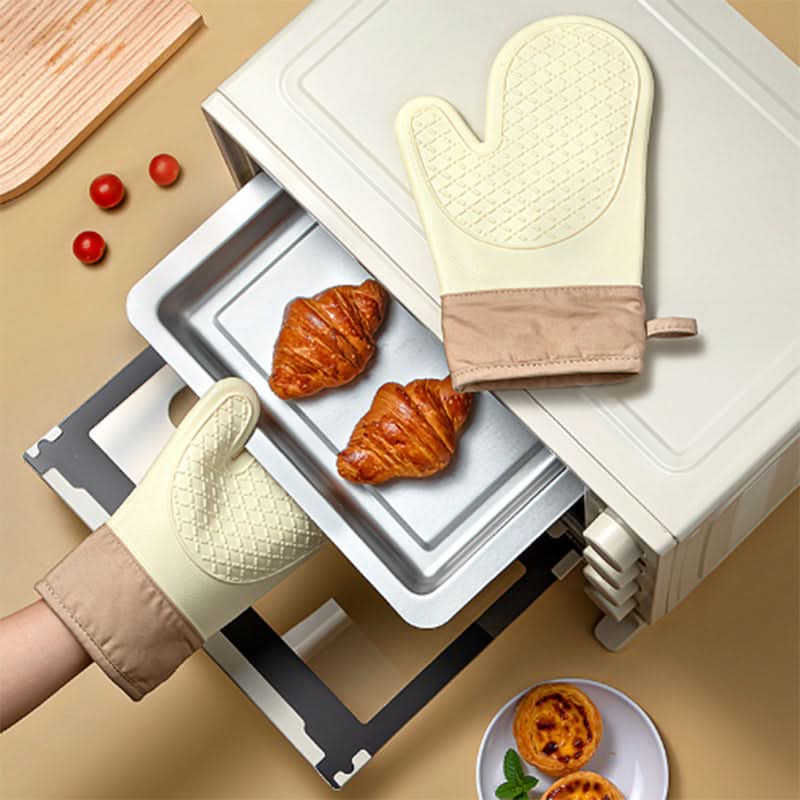 FlameGuard™ Ofenhandschuhe – Hitzebeständiger Griff für sicheres Kochen