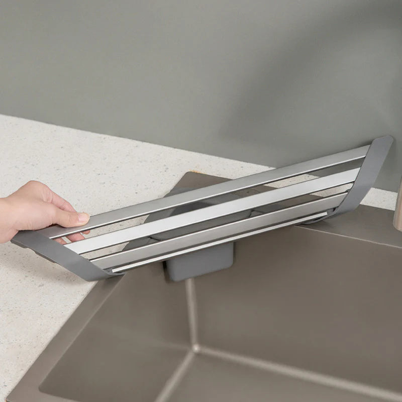 RackMate™ Dreieckiger Geschirrabtropfständer zur Küchenorganisation