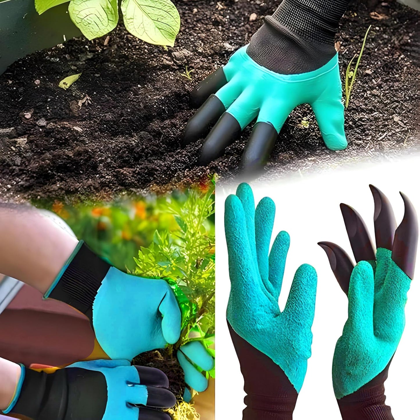 DigMaster™ – Robuste Gartenhandschuhe mit integrierten Krallen