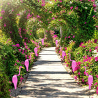 Flamingo-Gartendekoration in Rosa für Rasen und Beete