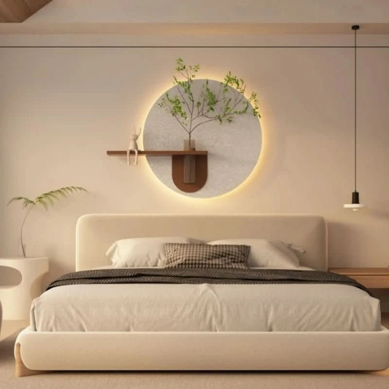 LunaGlow - Minimalistische Mondwandlampe Kunst