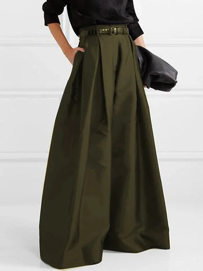 Liarven™ | Solide Farbe Weites Bein Damen Hosen
