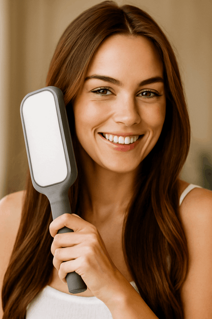 4-in-1 Selbstreinigende Antistatische Haarbürste und Kopfhautmassagegerät