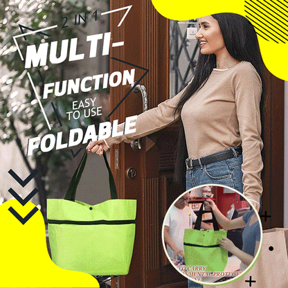 50% off | TrutnShop™ - 2-in-1 Foldable Shopping Trolley Bag! [Last Day Discount]