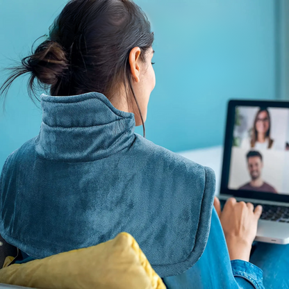 Beheizbare Nacken- und Schulterwickel für wohlig warme Entspannung