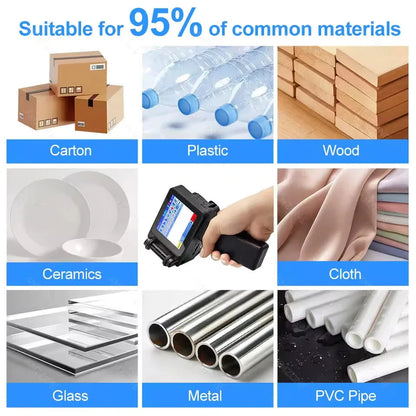 Kompakter tragbarer Tintenstrahldrucker für den mobilen Einsatz