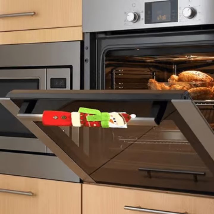 FrostyGrips™ - Weihnachtliche Schneemann-Türgriffabdeckungen