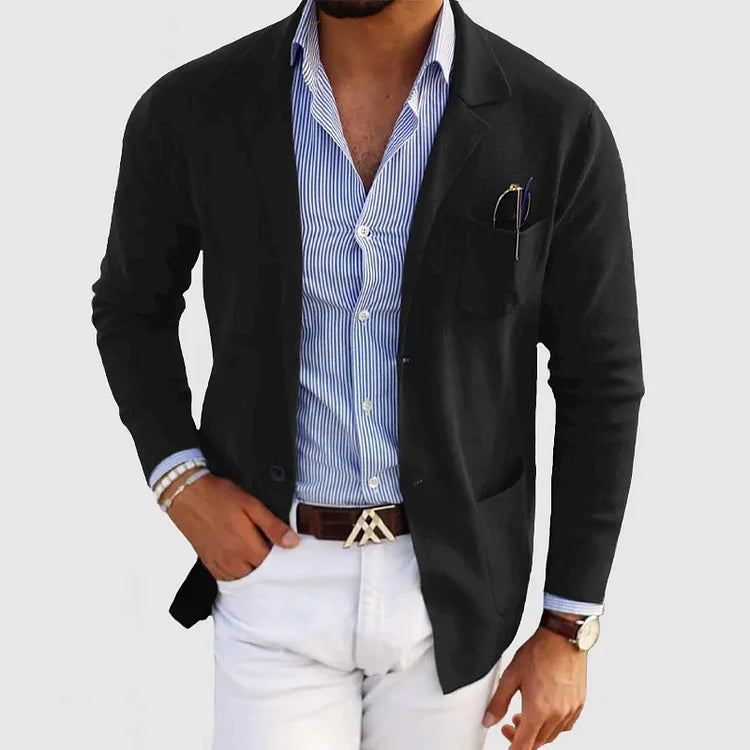 ChillChaser™ | Stilvoller Herrenblazer mit lässigen Knopftaschen und Reverskragen