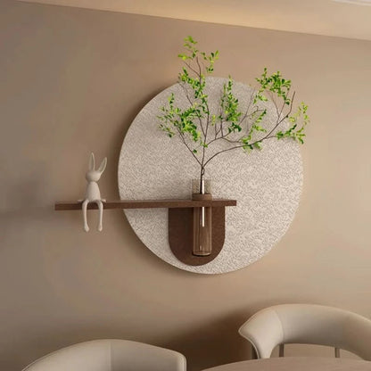 LunaGlow - Minimalistische Mondwandlampe Kunst