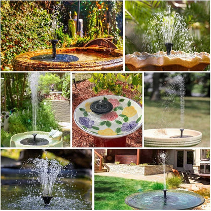 SunLuxe - Solarbetriebener Sofortbrunnen für mühelose Gartenoase