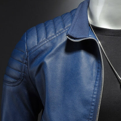 Lederlux™ | Herren Lederjacke mit Taschen | Für den Alltag