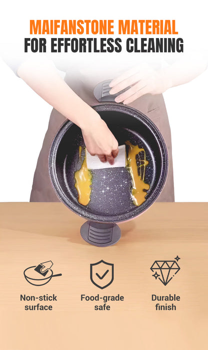 McRib™ Stone Mikro-Druckkochtopf - Kochgeschirr mit großer Kapazität