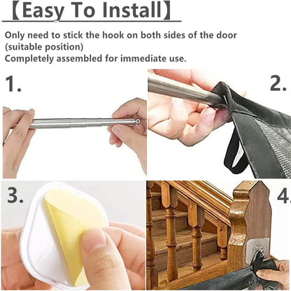 Tragbarer faltbarer Sicherheitszaun für Kinder und Haustiere