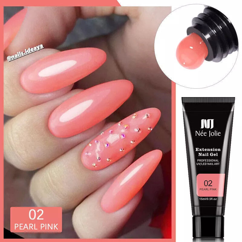 DIY Professionelles Polygel Nagelset für Salon-Qualitäts Maniküren