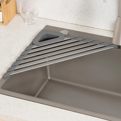 RackMate™ Dreieckiger Geschirrabtropfständer zur Küchenorganisation