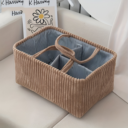 StorEase™ - Polyester Aufbewahrungskorb mit Fächern