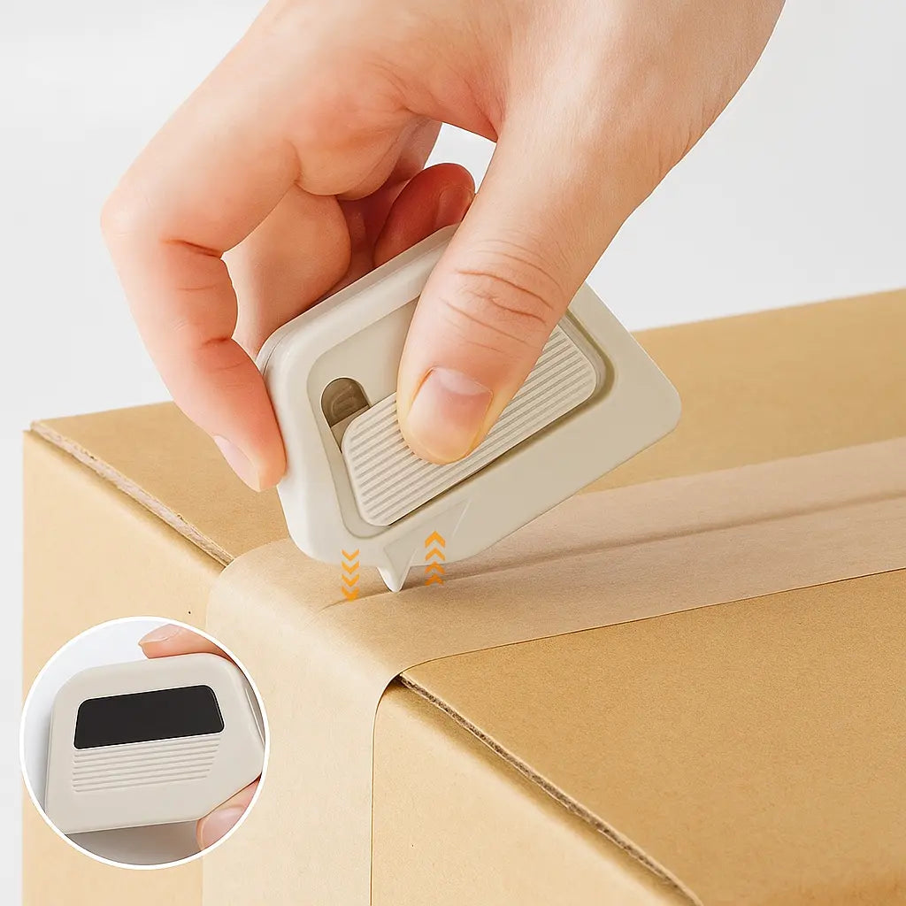 Ergonomischer Sicherheitsmesser für präzises und verletzungsfreies Schneiden