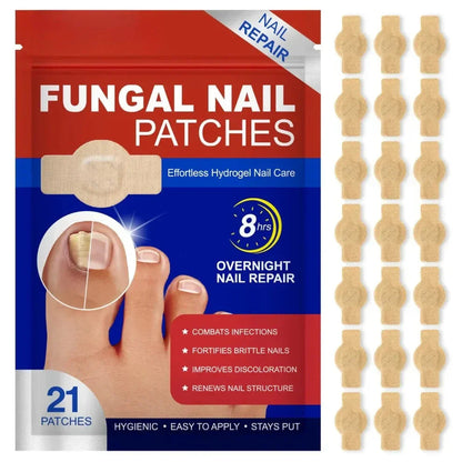 FungiCare™ - Einfach Anzubringende Nagelreparaturpflaster