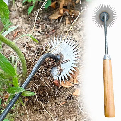 Weedra™ | Nachhaltige Sonnenblumenschaufel mit Holzgriff – Einfaches Jäten