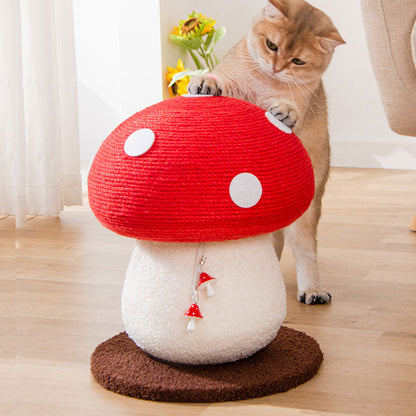 PurrPlay - Sisal-Seil Pilz-Kratzbaum für Katzen