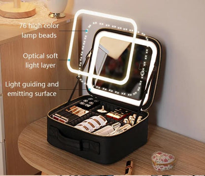 GlamJourney™ Stilvolle Reise-Make-up-Tasche