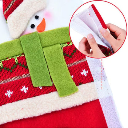 FrostyGrips™ - Weihnachtliche Schneemann-Türgriffabdeckungen