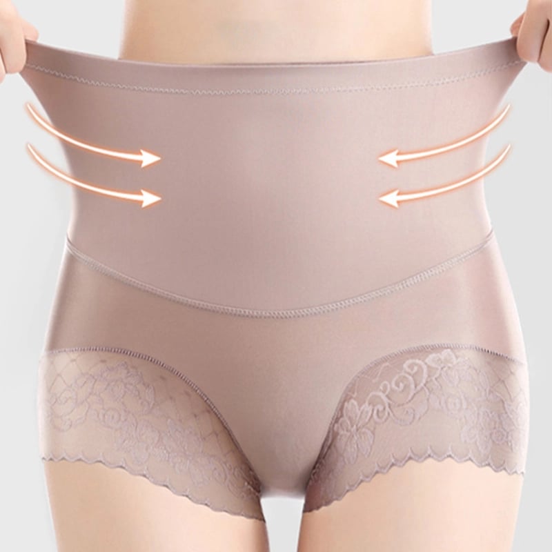 Heißer Stil Seidiges Höschen mit hoher Taille