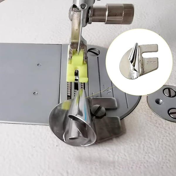 HeelMaster™ – Präzisionssäumfuß für saubere Kantenabschlüsse