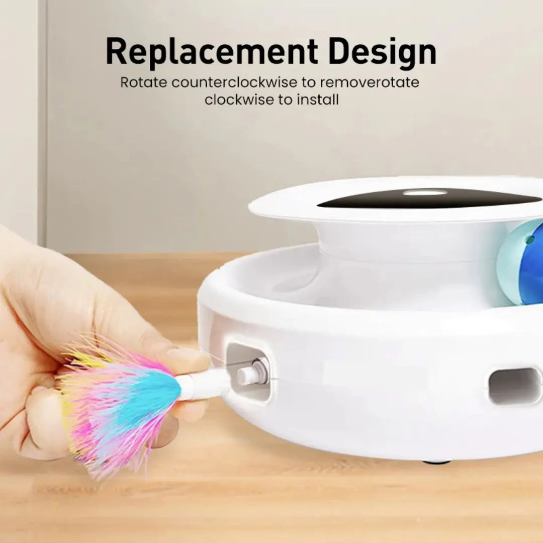 PurrPlay™ - Interaktives 2-in-1 Intelligentes Katzenspielzeug