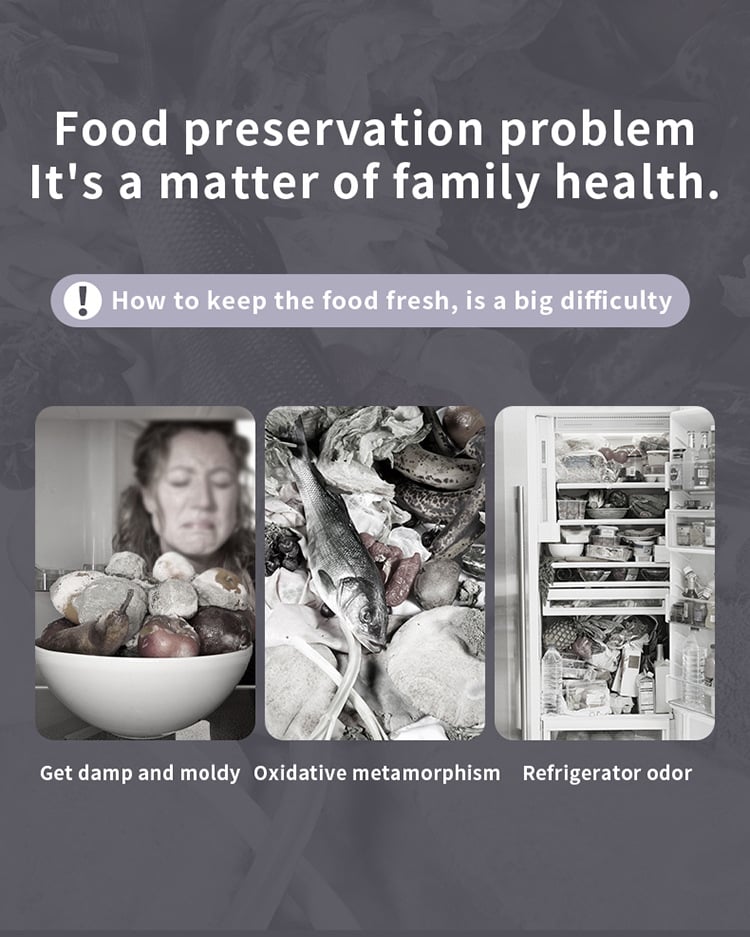 FreshSeal™ - Mini kabelloser Vakuumiergerät für Lebensmittel zur Frischeerhaltung