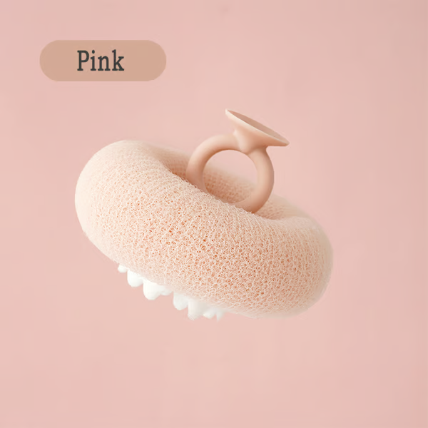 Weicher Sonnenblumen-Saug-Badeball für sanfte Reinigung