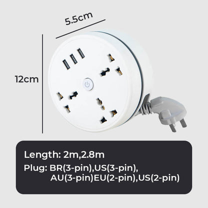 PowerFlow™ - Universelle Überspannungsschutz-Steckdosenleiste