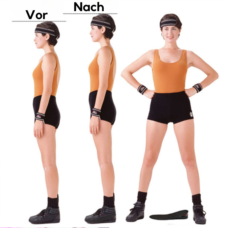 Bequeme höhenerhöhende Schuheinlagen
